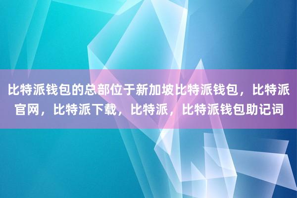 比特派钱包的总部位于新加坡比特派钱包，比特派官网，比特派下载，比特派，比特派钱包助记词