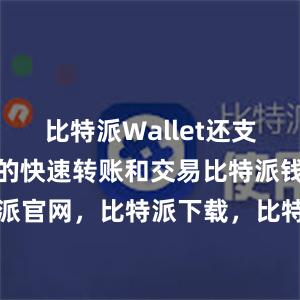 比特派Wallet还支持数字货币的快速转账和交易比特派钱包，比特派官网，比特派下载，比特派，比特派钱包助记词